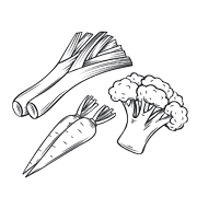 Chinesischer Turm Gemüse